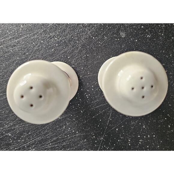 Cumbow Pottery S & P Abingdon Virginia Copper Luster Tea Leaf Design - Picture 3 of 5